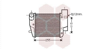 VAN WEZEL Kompressoriõhu radiaator 03004302